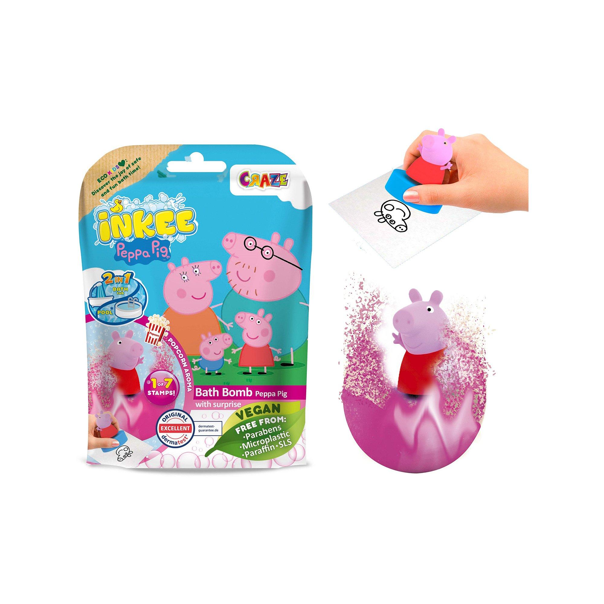 Craze  Boule de bain Peppa Pig, Pack surprise 