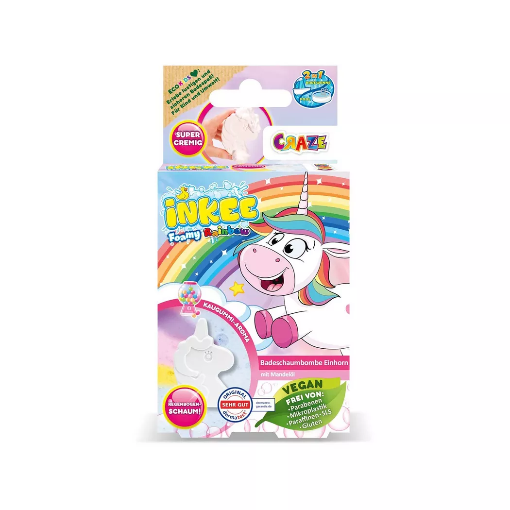 Craze - Inkee Foamy Unicorn 3 Colors, Multicolor