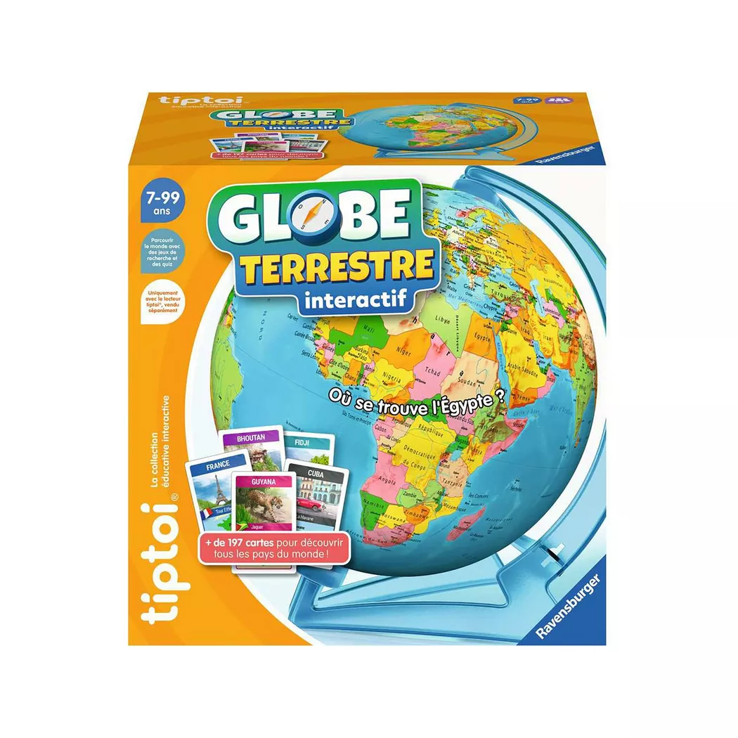 tiptoi - Globe terrestre interactiv, Französisch, Multicolor