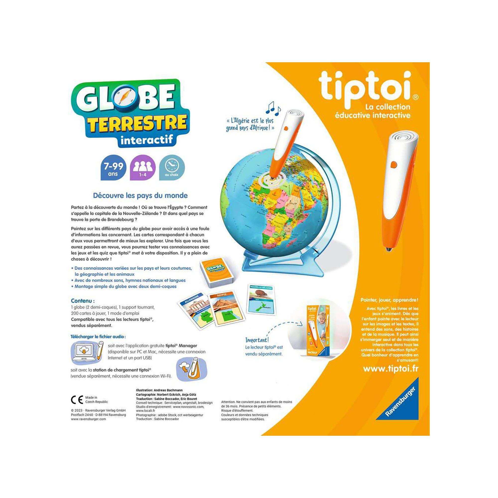 tiptoi  Globe terrestre interactiv, Francese 