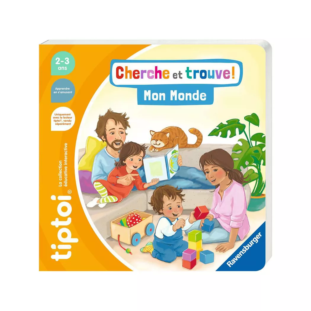 tiptoi Livre éducatif Cherche et Trouve Mon Monde -FR-