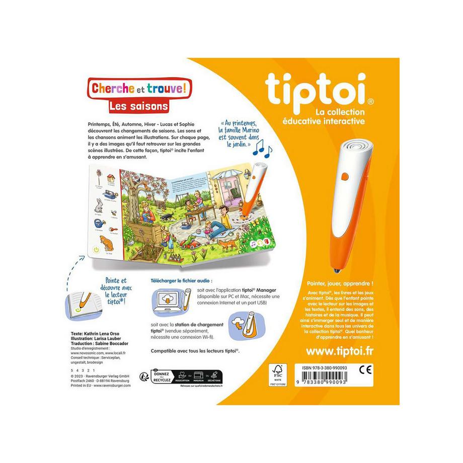 tiptoi  Cherche et Trouve - Les saisons, Französisch 