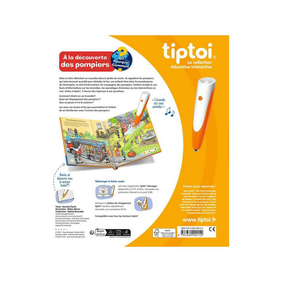 tiptoi  À la découverte des pompiers, Französisch 