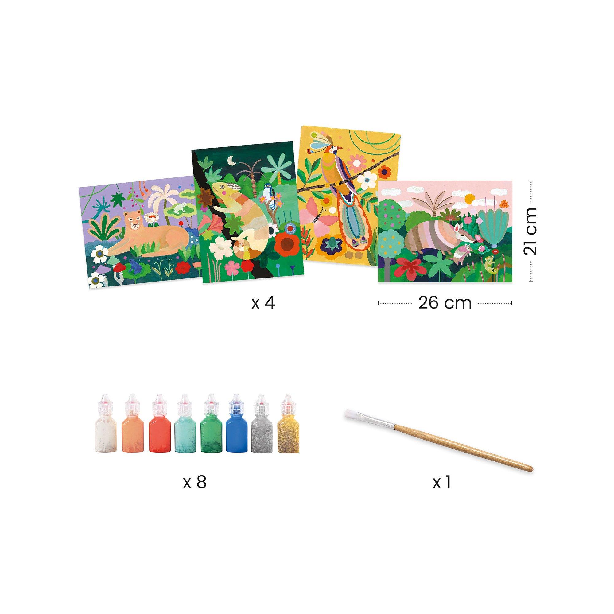 Djeco 3D Malen Regenwald 