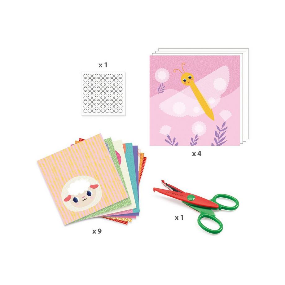 Djeco Carta creativa Basteln mit Papier 