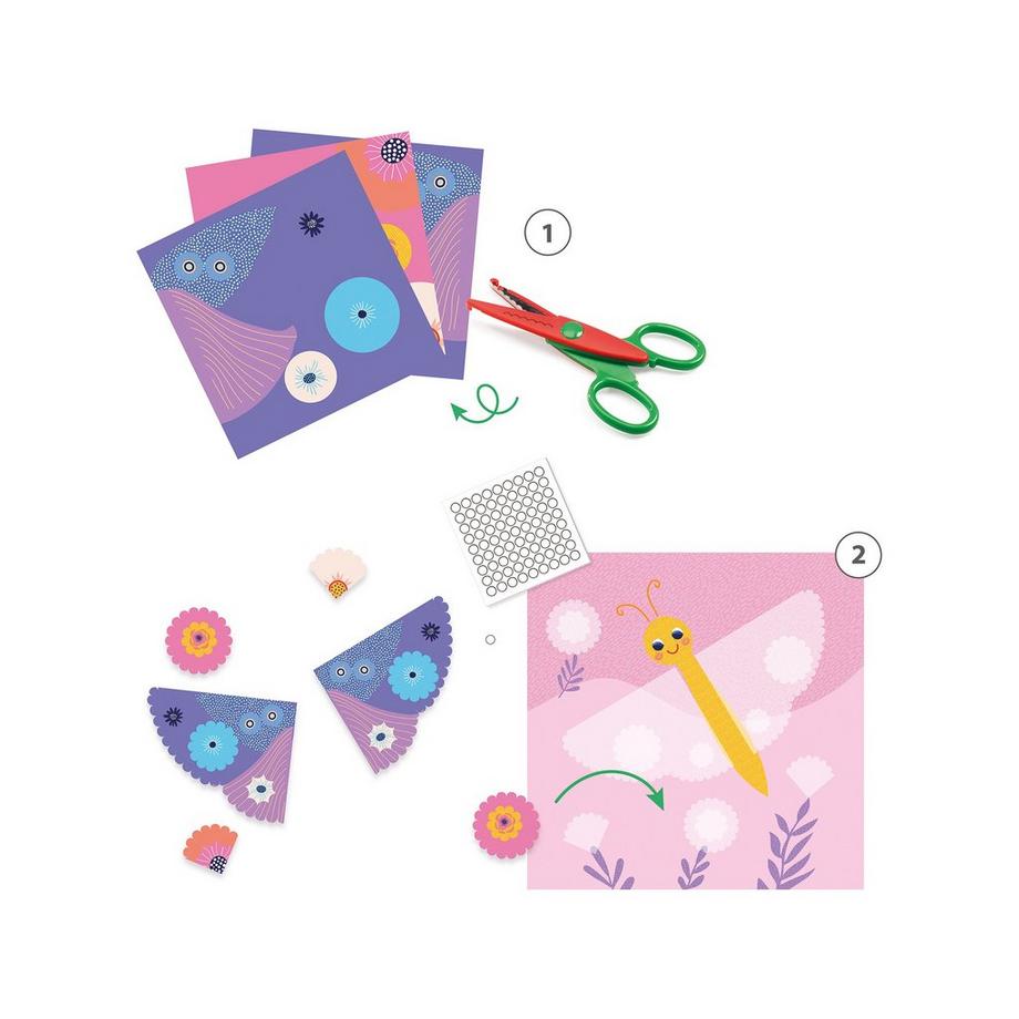 Djeco Carta creativa Basteln mit Papier 