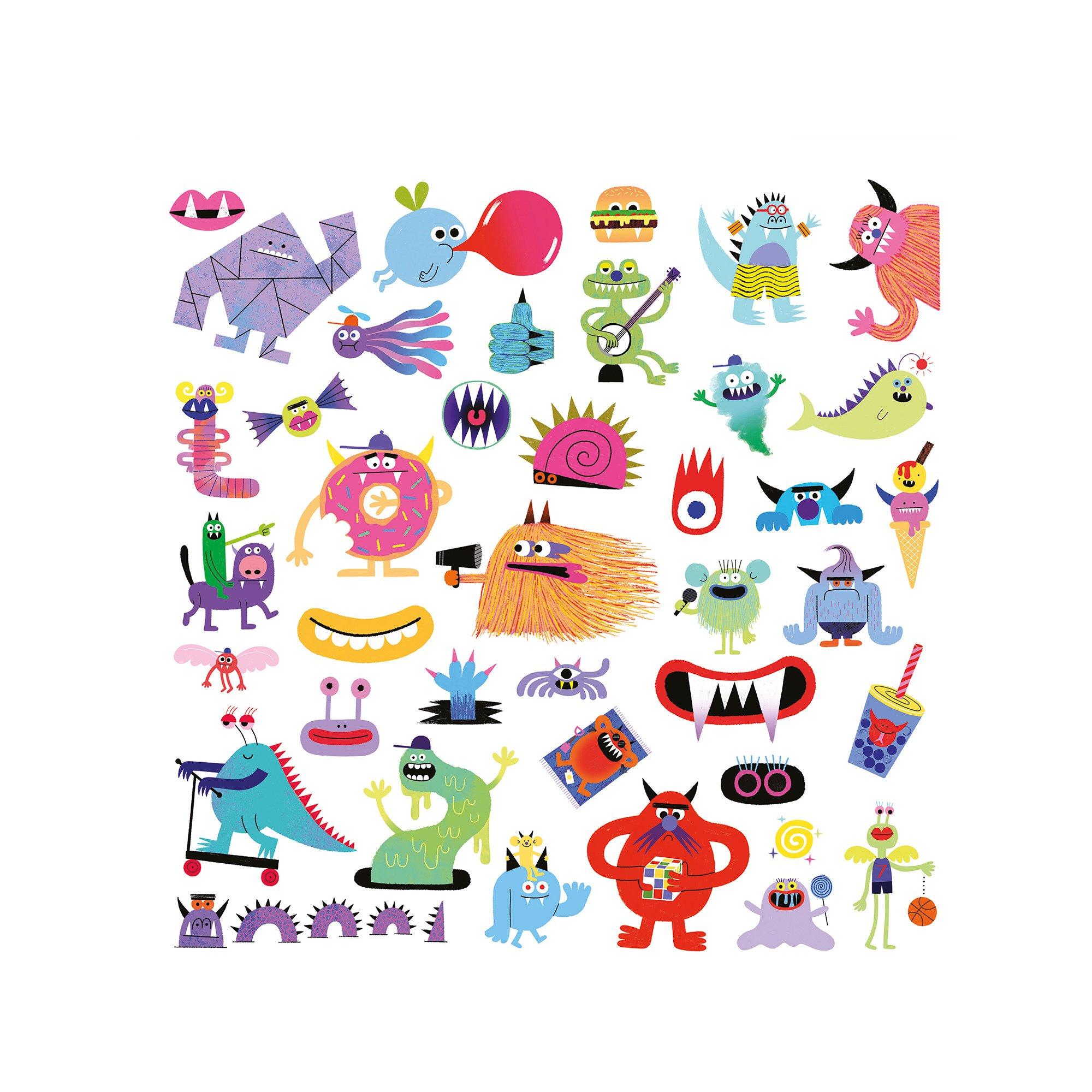 Djeco Sticker Monster 