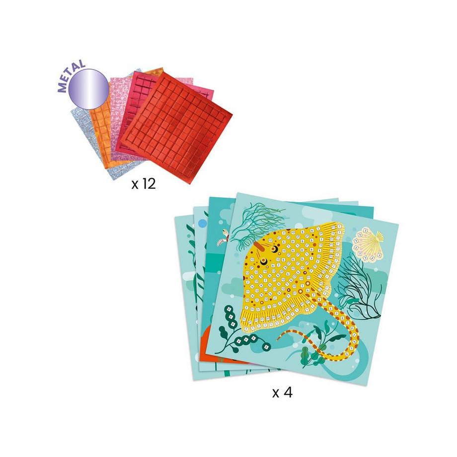 Djeco Set di artigianato mosaico Mosaico caraibico 