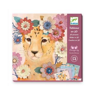 Djeco 3D Bilder Blumenkränze 