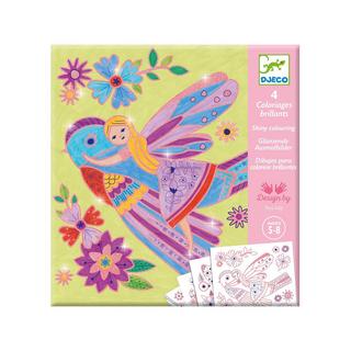 Djeco Images à colorier Petites ailes 
