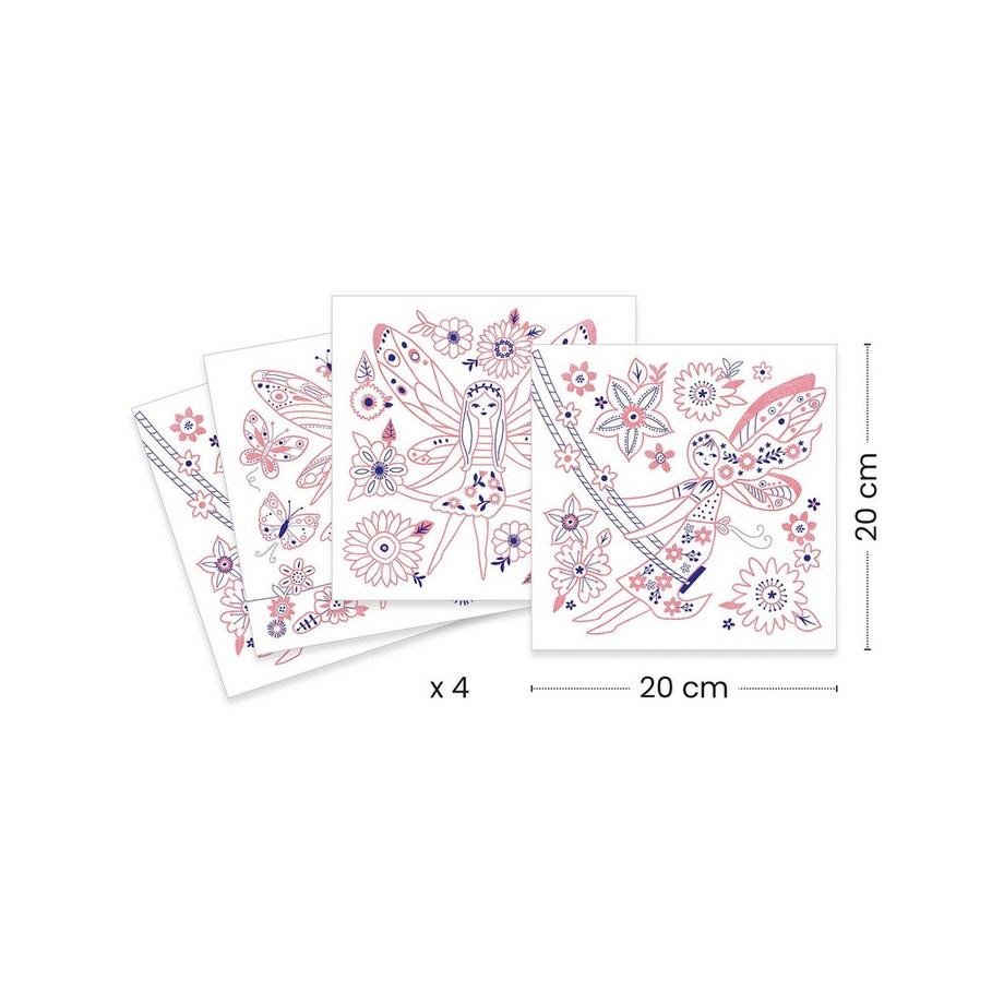 Djeco Ausmalbilder Kleine Flügel 