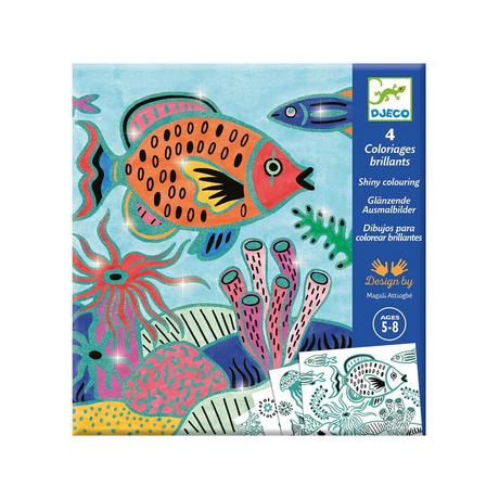 Djeco Immagini da colorare Sott'acqua 