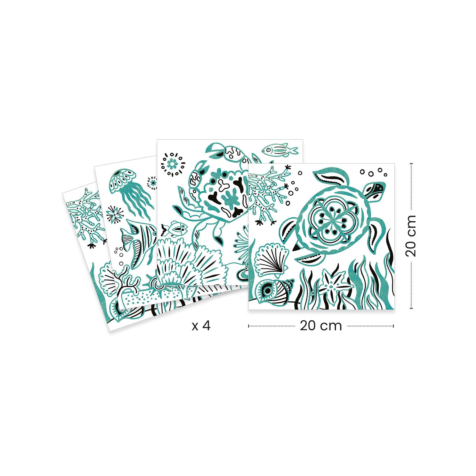 Djeco Immagini da colorare Sott'acqua 