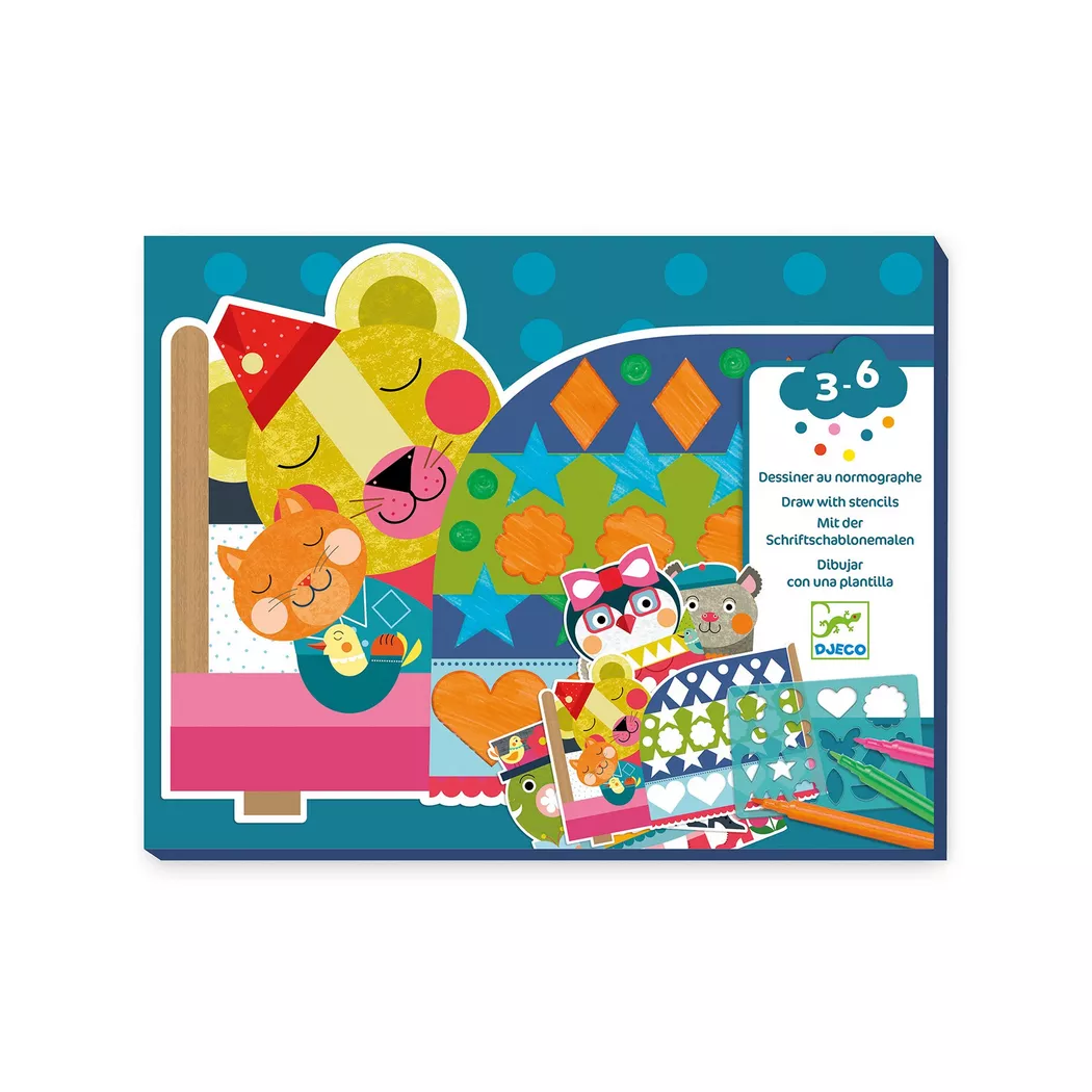 Djeco - Modelli, 29.5X4X23CM, Multicolore