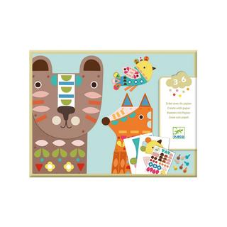 Djeco Carta creativa Grandi animali 