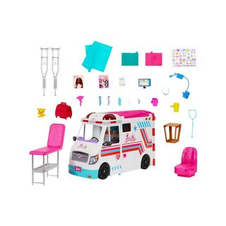 Barbie  2-in-1 Krankenwagen Spielset (mit Licht & Geräuschen) 