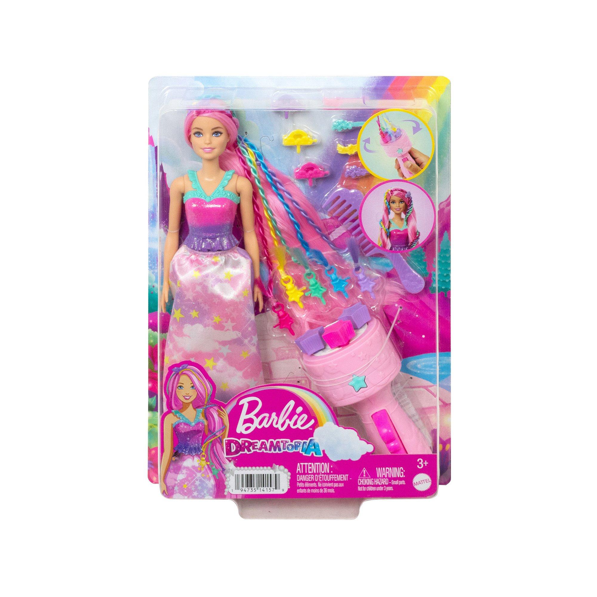 Barbie  Dreamtopia Passeport de tressage et accessoires 