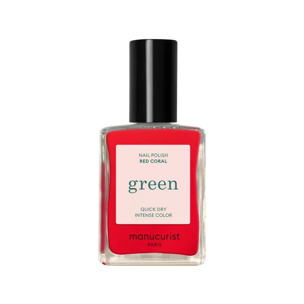 Manucurist Green Nail Polish Red Coral