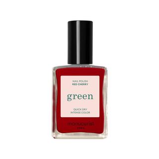 Manucurist  Vernis à ongles Green Red Cherry (Rouge parfait) 