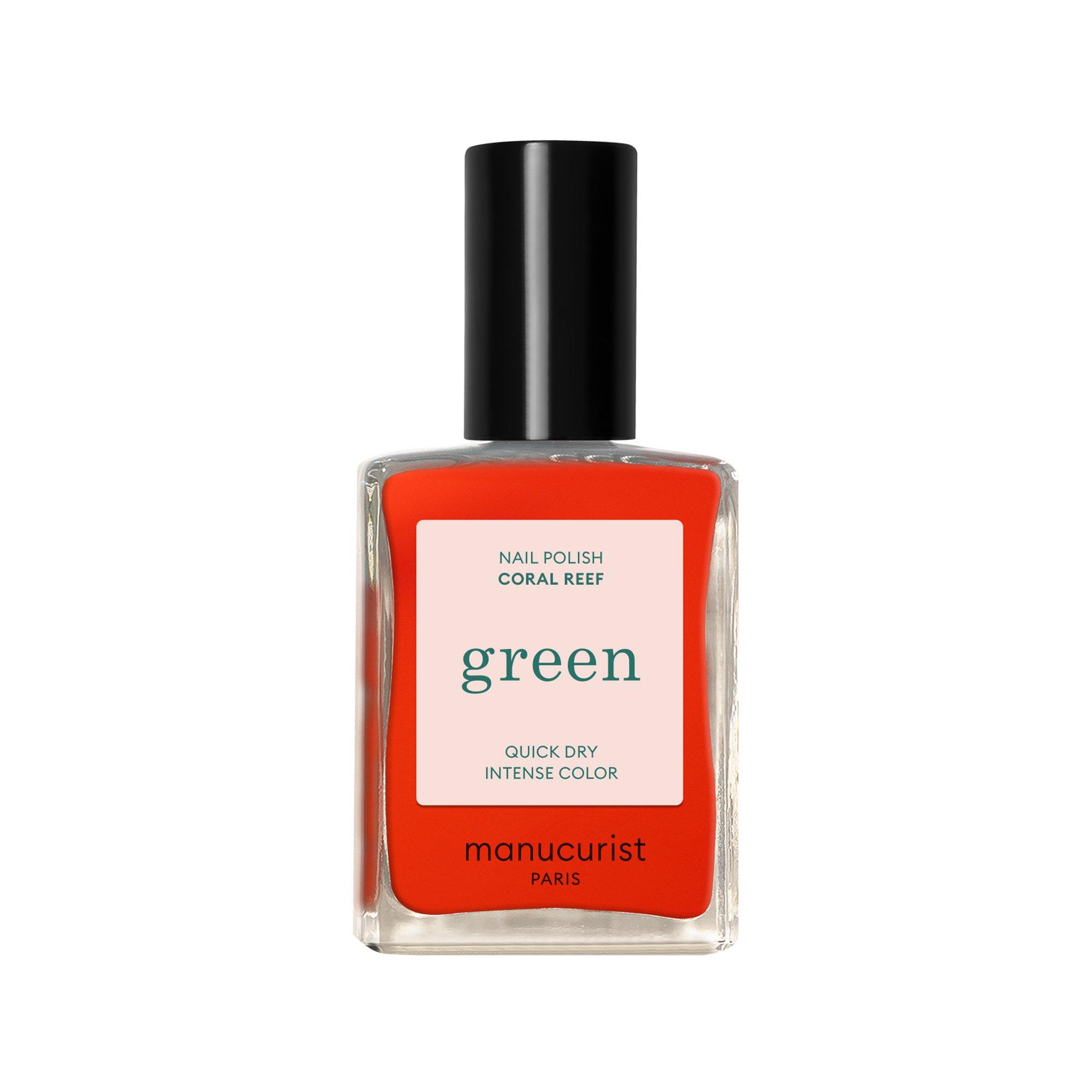 Manucurist  Vernis à ongles Green Coral Reef (Rouge orangé) 