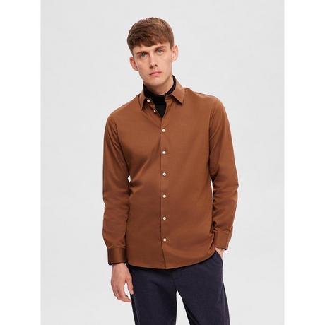 SELECTED T-Shirt Slim Fit Maniche Lunghe Collo Alto  