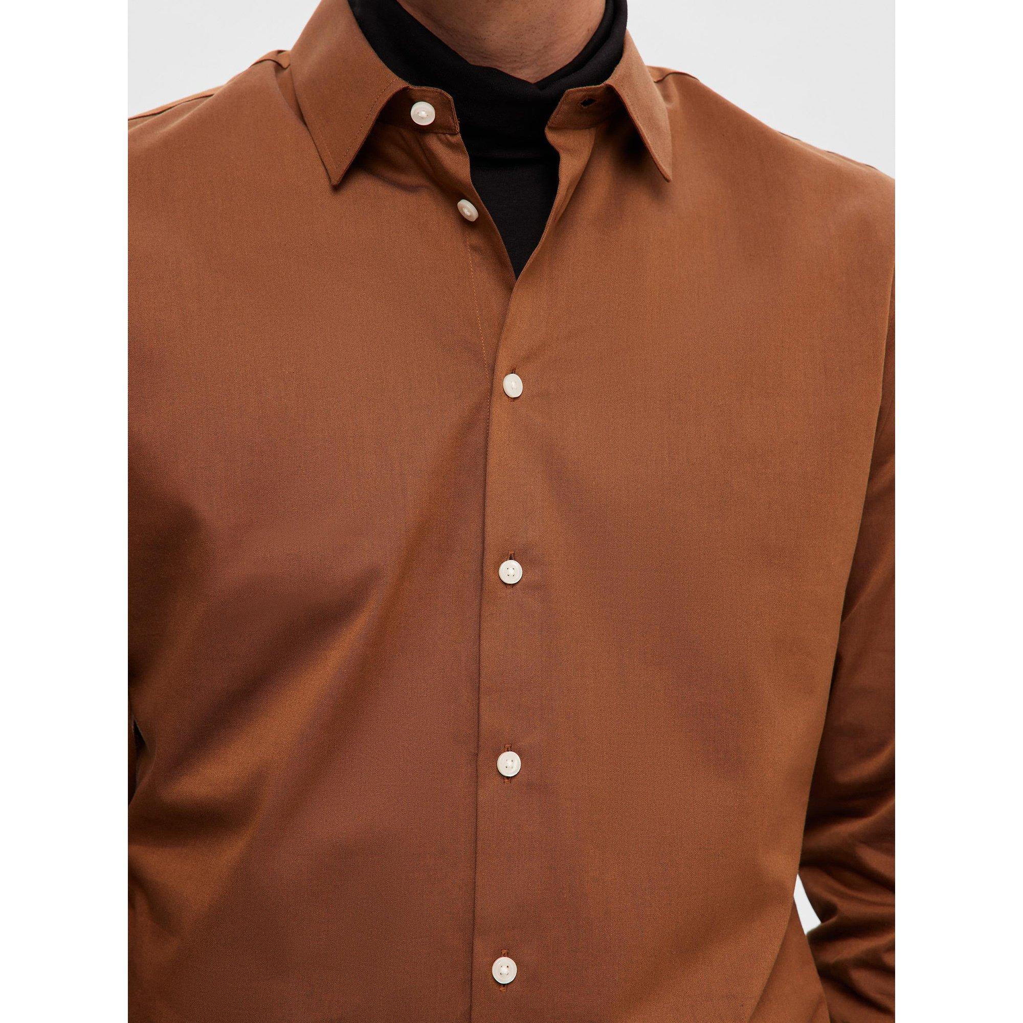 SELECTED Slim Fit Langarm Rollkragen T-Shirt  