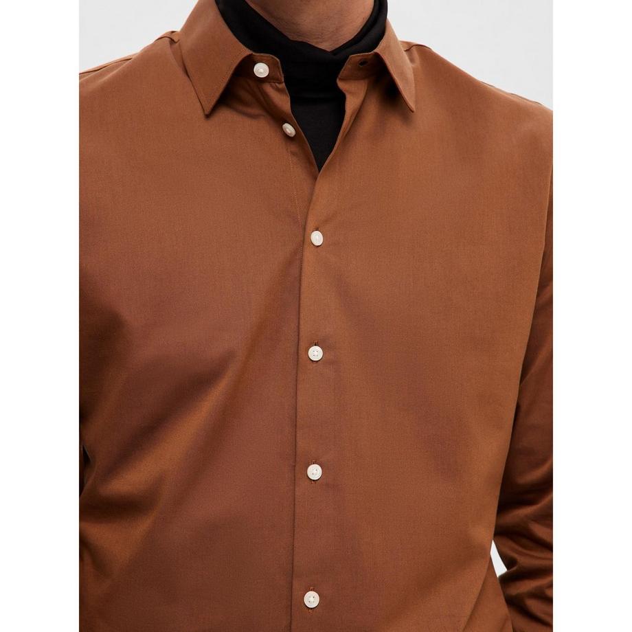 SELECTED Slim Fit Langarm Rollkragen T-Shirt  