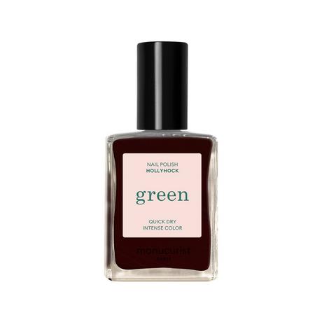 Manucurist  Vernis à ongles Green Hollyhock (Rouge noir) 