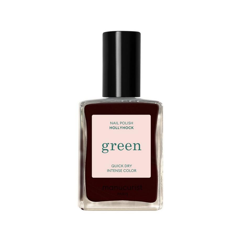 Manucurist  Nagellack Green Hollyhock (Rouge noir) 