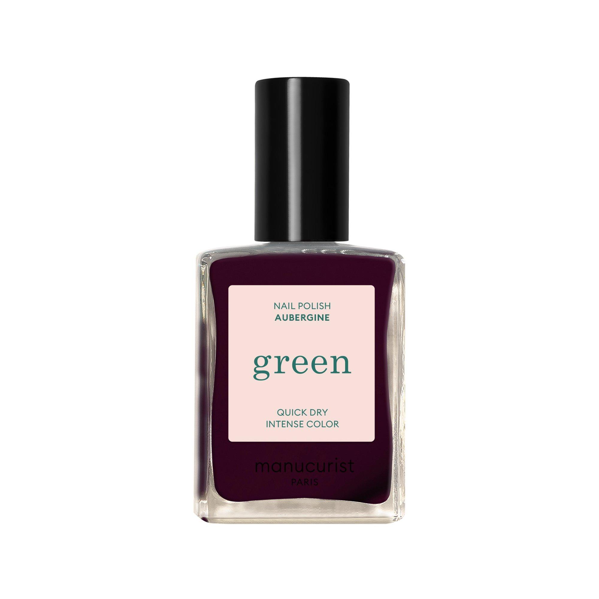 Manucurist  Vernis à ongles Green Aubergine (Violet foncé) 