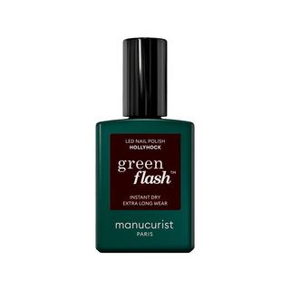 Manucurist  Smalto per unghie Green Flash Hollyhock (Rouge noir) 
