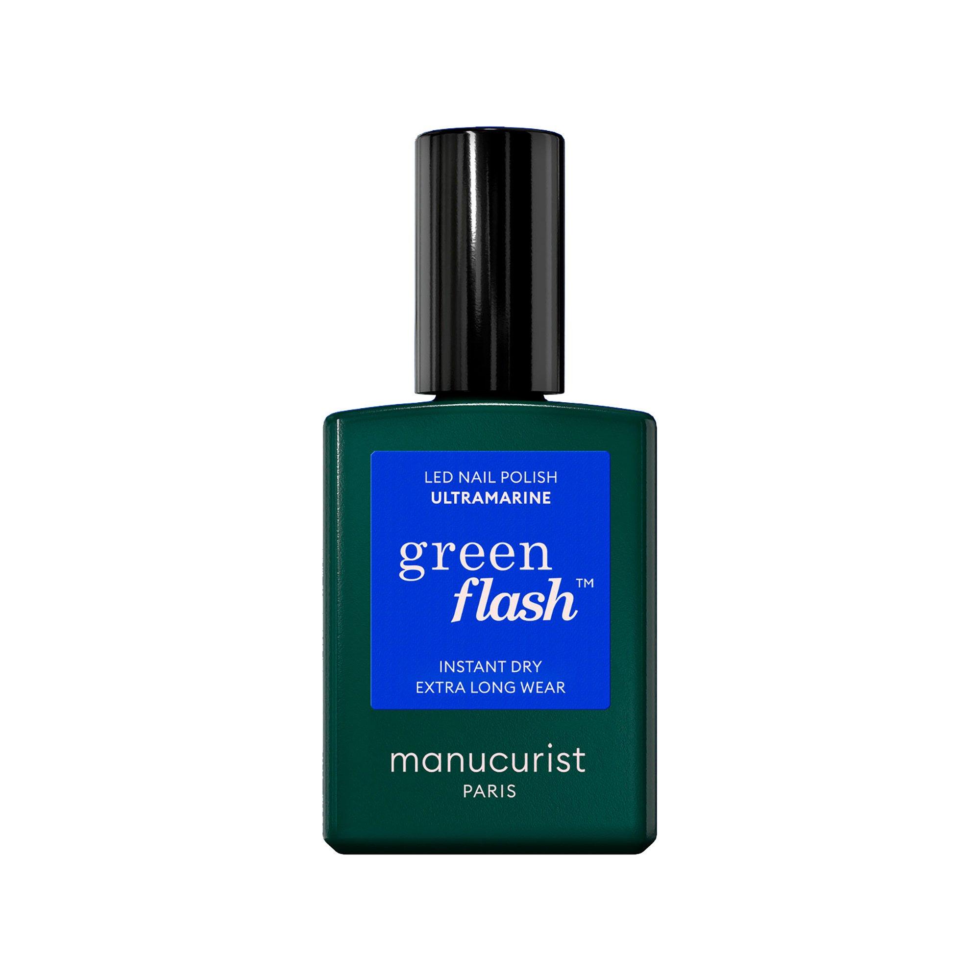 Manucurist  Vernis à ongles Green Flash Ultramarine (Bleu outremer) 