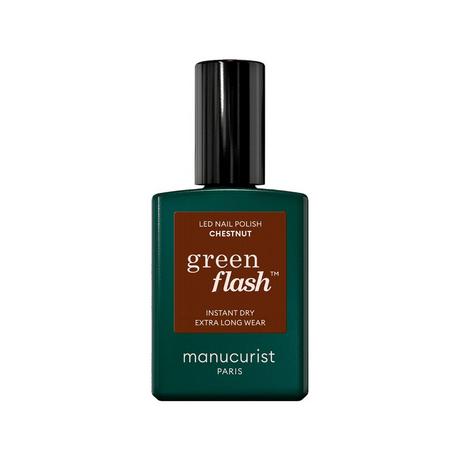 Manucurist  Vernis à ongles Green Flash Chestnut (Marron chaud) 