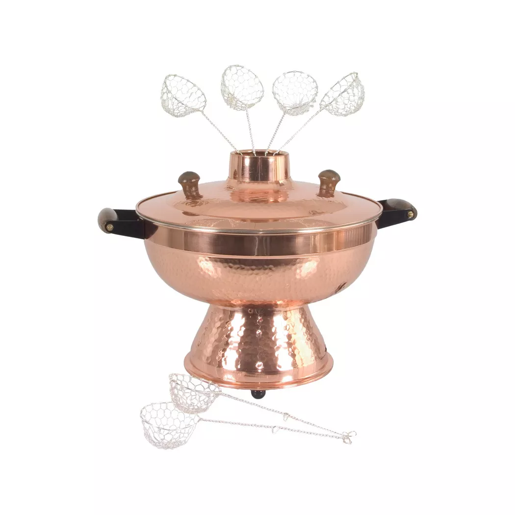 Nouvel Mongolentopf Fondue Set Copper