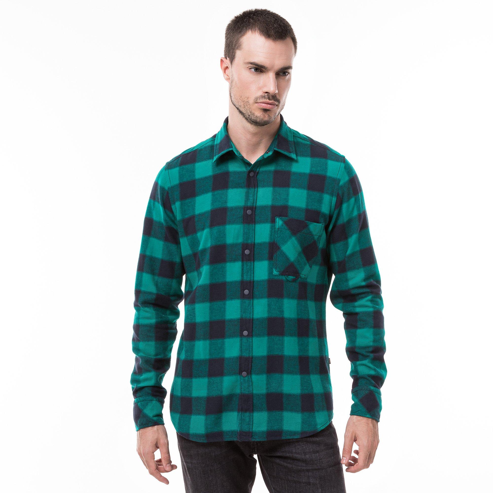 Image of Hemd, Regular Fit, Langarm Herren Dunkelgrün M