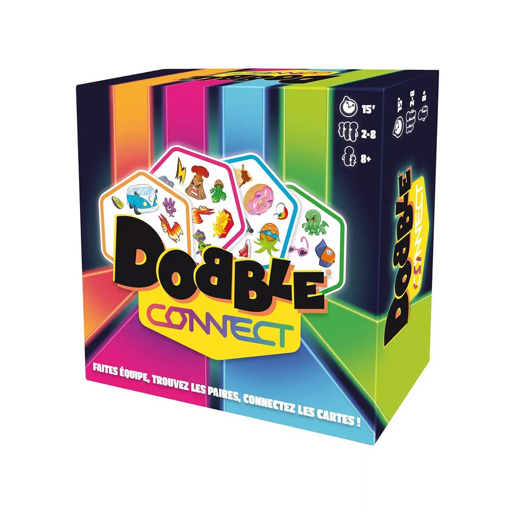 Asmodée - Dobble Connect, Französisch, Multicolor