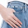 Calvin Klein Jeans HIGH RISE STRAIGHT Pantaloni 