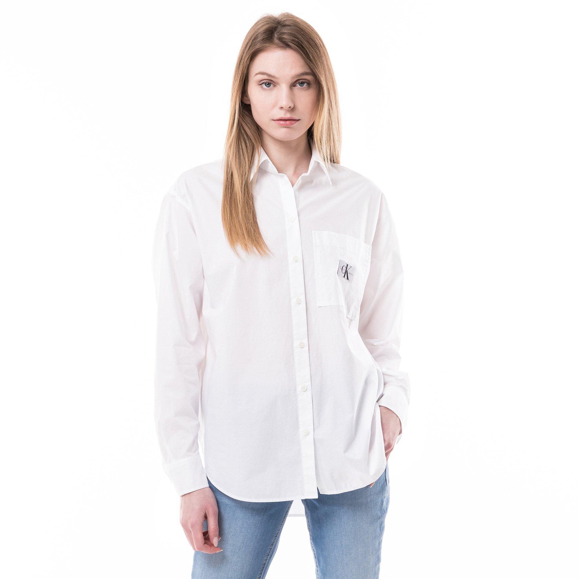 Image of Bluse Damen Weiss L