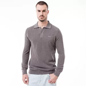 Poloshirt, langarm