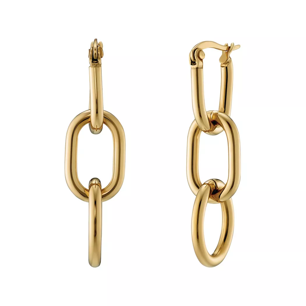 L'Atelier - Ohrstecker, One Size, Goldfarben 6
