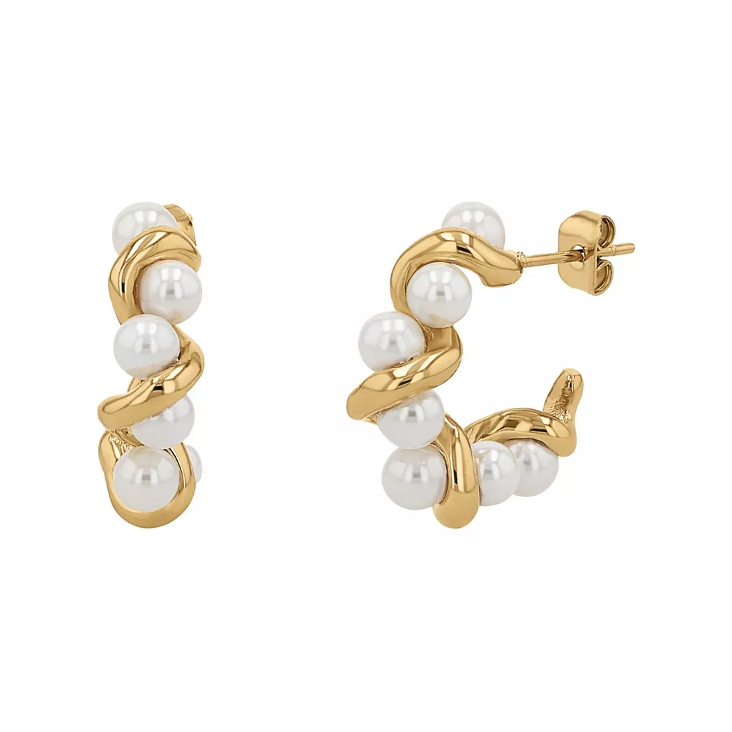 L'Atelier - Ohrstecker, One Size, Goldfarben