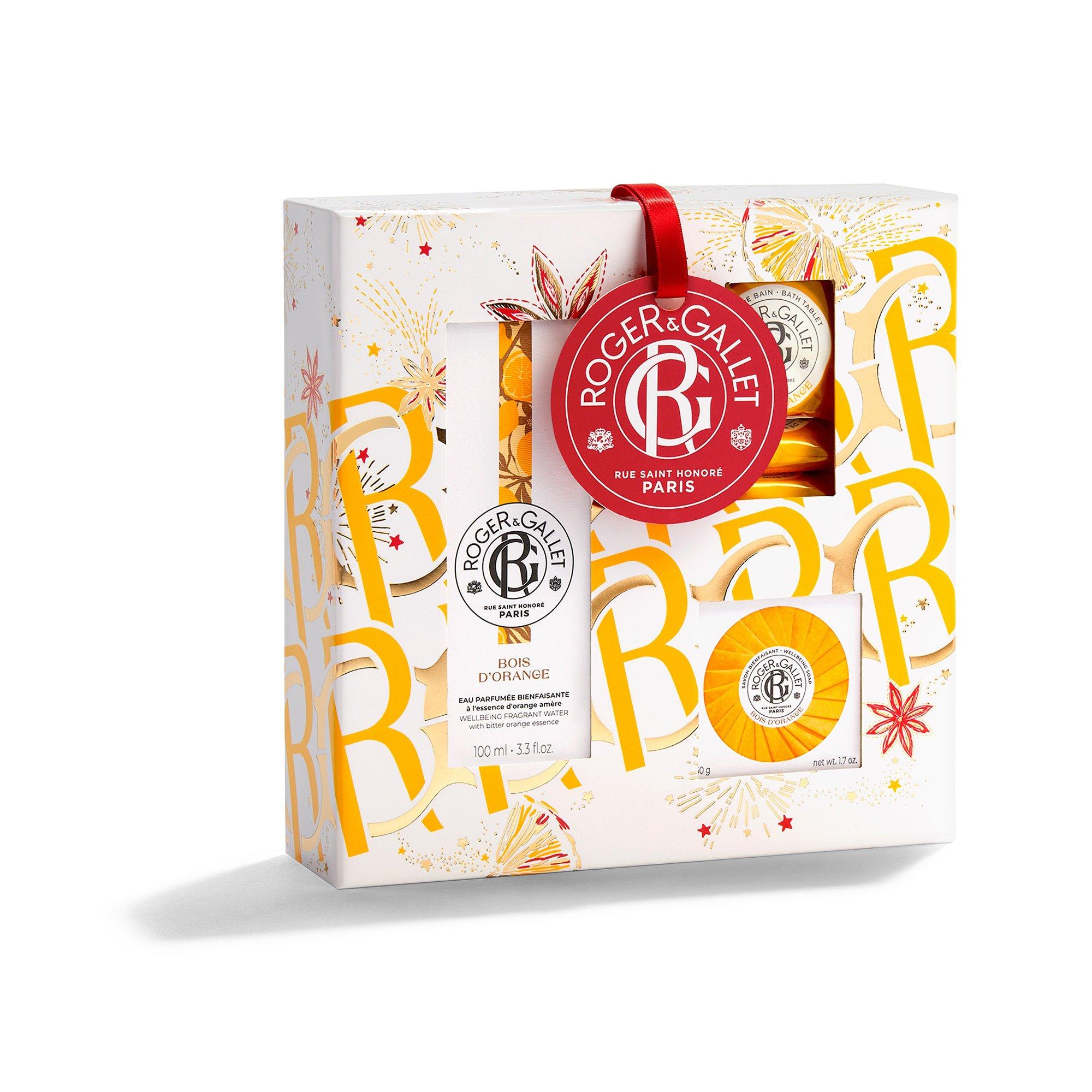 ROGER & GALLET Coffret Eau parfu Bois d'Orang Cofanetto Bois d'Orange Acqua Profumata di Benessere 