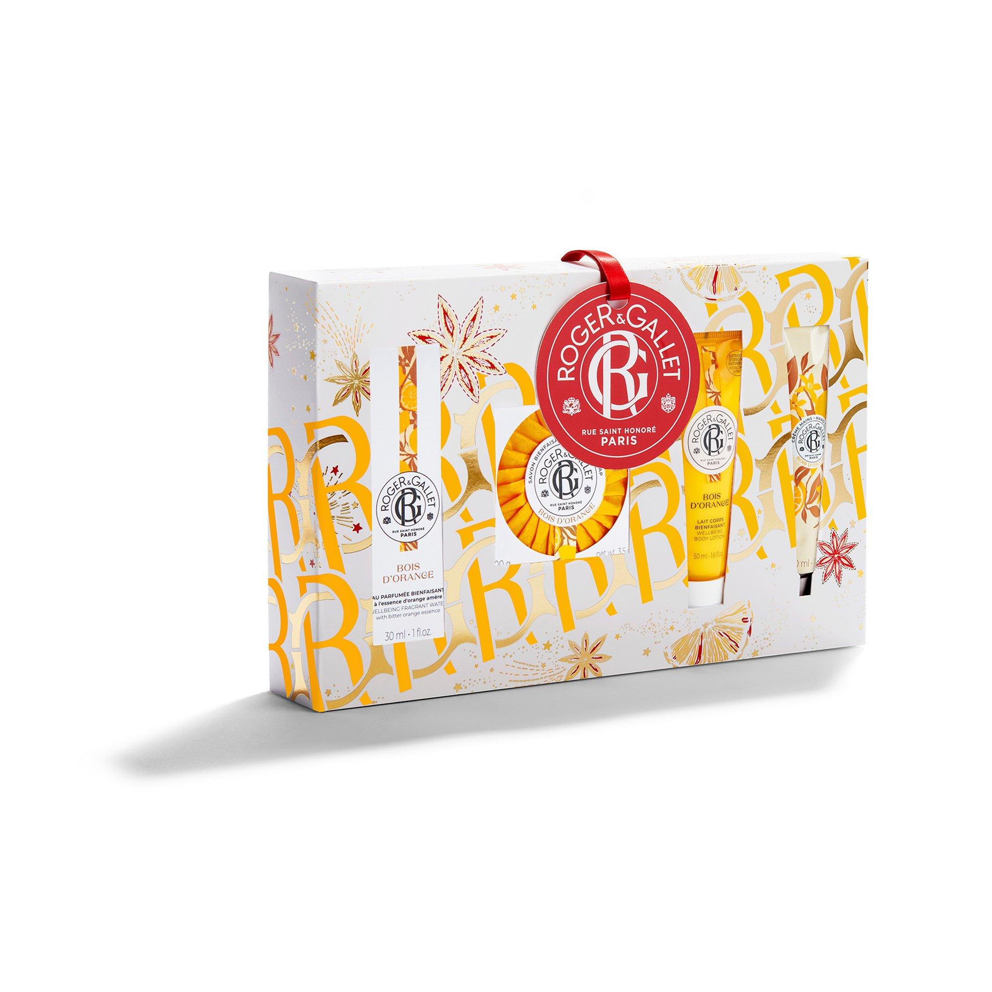 ROGER & GALLET Coffret Gr Rituel Bois d'Orang Weihnachtsset Grosses Pflegeritual Bois d'Orange Duftendes Wohlfühl-Wasser 