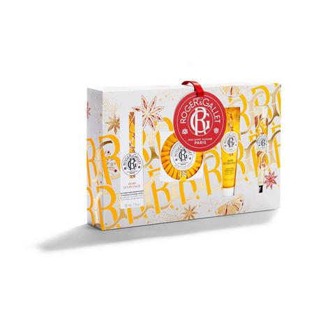 ROGER & GALLET Coffret Gr Rituel Bois d'Orang Weihnachtsset Grosses Pflegeritual Bois d'Orange Duftendes Wohlfühl-Wasser 