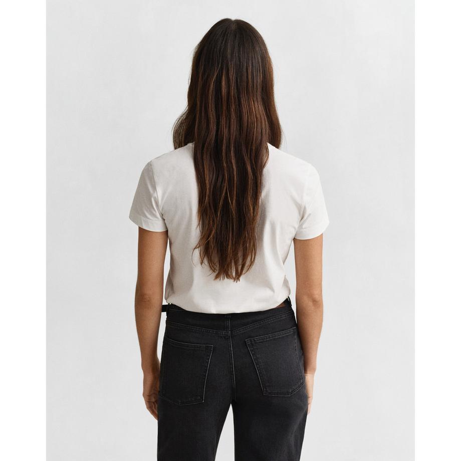 GANT Shield Col Rond Manches Courtes T-Shirt  