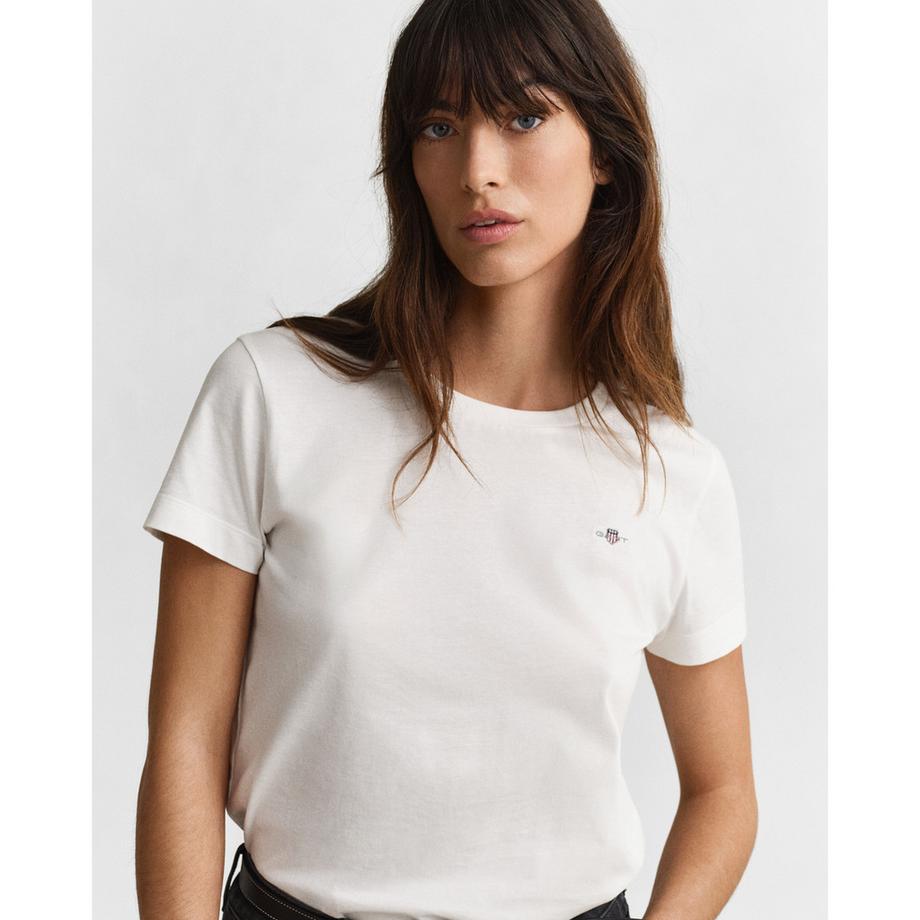 GANT Shield Col Rond Manches Courtes T-Shirt  