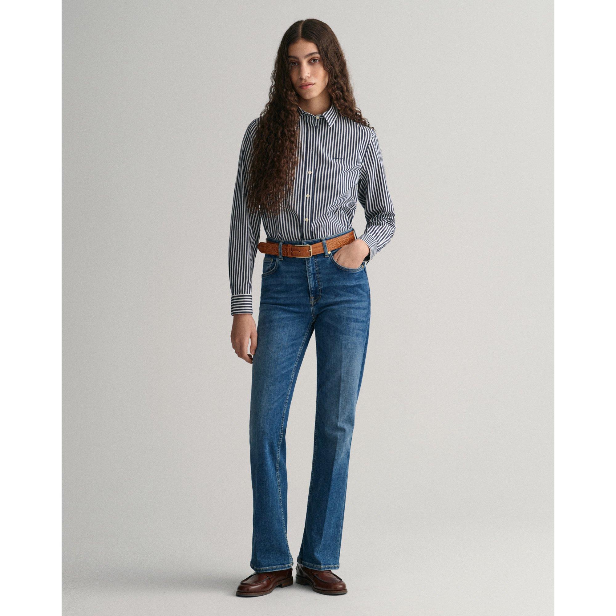 GANT Chemisier Manches Longues Coupe Droite  