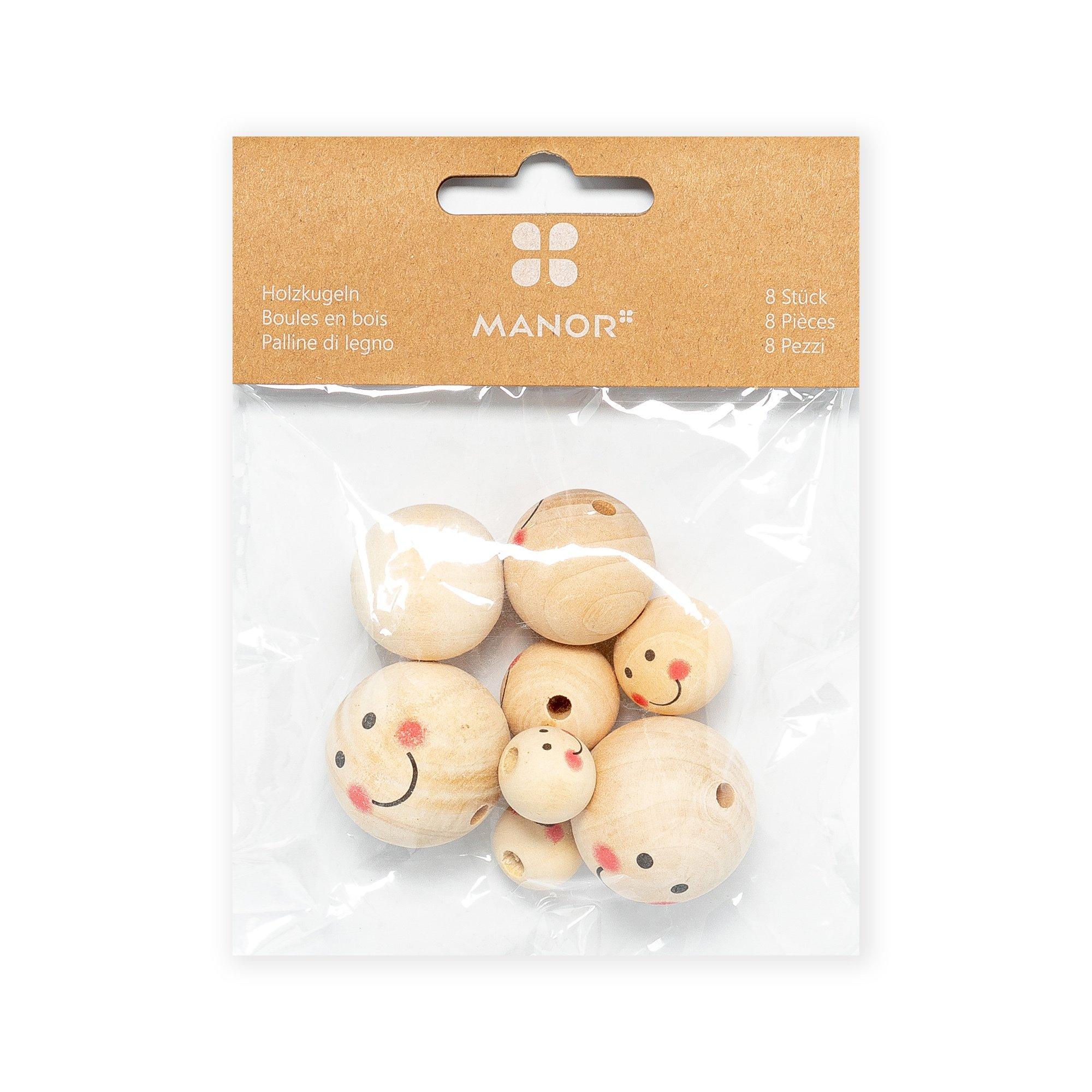 Manor Papeterie Holzkugeln  