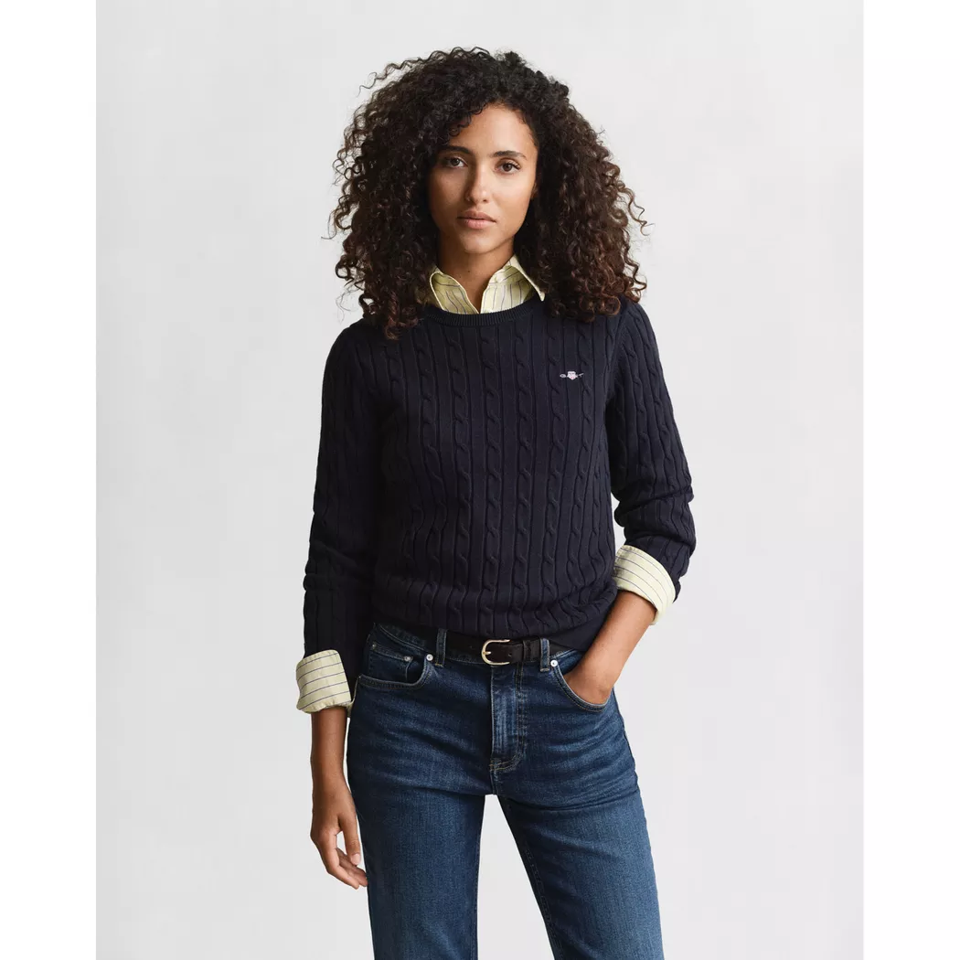 Gant Pull 4800101 Evening Blue XL Femme 2