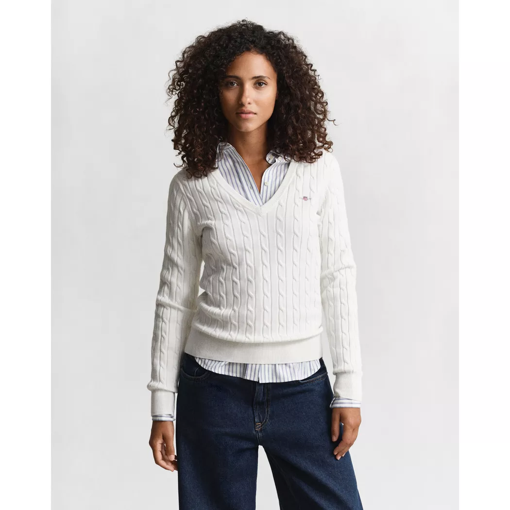 Gant Pull 4800101 Eggshell L Femme